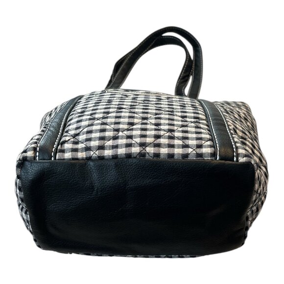 Vintage Longaberger Quilted Gingham Tote Bag - Picture 4 of 6